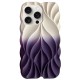 TPU чохол Leaf для Apple iPhone 16 Pro (6.3") White / Purple