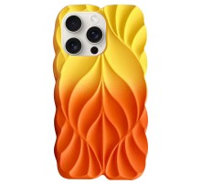 TPU чохол Leaf для Apple iPhone 16 Pro (6.3") Yellow / Orange