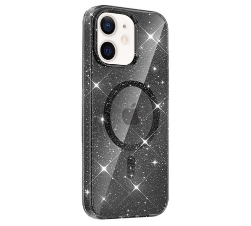 Чохол TPU Eclipse Sparkle (MagFit) для Apple iPhone 11 (6.1") Black Чохол TPU Eclipse Sparkle (MagFit) для Apple iPhone 11 (6.1") Black