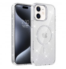 Чохол TPU Eclipse Sparkle (MagFit) для Apple iPhone 11 (6.1") Clear
