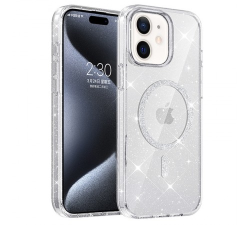 Чохол TPU Eclipse Sparkle (MagFit) для Apple iPhone 11 (6.1") Clear Чохол TPU Eclipse Sparkle (MagFit) для Apple iPhone 11 (6.1") Clear