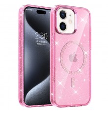 Чохол TPU Eclipse Sparkle (MagFit) для Apple iPhone 11 (6.1") Pink