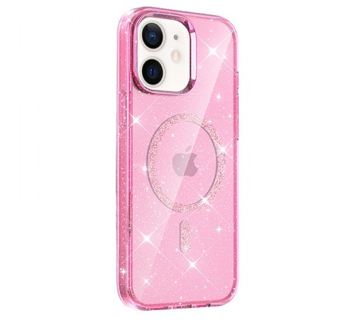 Чохол TPU Eclipse Sparkle (MagFit) для Apple iPhone 11 (6.1") Pink Чохол TPU Eclipse Sparkle (MagFit) для Apple iPhone 11 (6.1") Pink