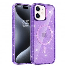 Чохол TPU Eclipse Sparkle (MagFit) для Apple iPhone 11 (6.1") Purple