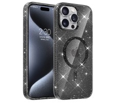 Чохол TPU Eclipse Sparkle (MagFit) для Apple iPhone 12 Pro / 12 (6.1") Black