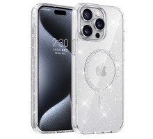 Чохол TPU Eclipse Sparkle (MagFit) для Apple iPhone 12 Pro / 12 (6.1") Clear