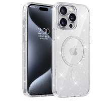 Чохол TPU Eclipse Sparkle (MagFit) для Apple iPhone 14 Pro (6.1") Clear