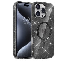 Чохол TPU Eclipse Sparkle (MagFit) для Apple iPhone 16 Pro (6.3") Black