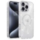 Чохол TPU Eclipse Sparkle (MagFit) для Apple iPhone 16 Pro (6.3") Clear