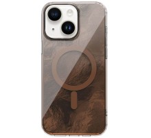 Чохол TPU Shiny Mountain (MagFit) для Apple iPhone 14 / 13 (6.1") Chocolate