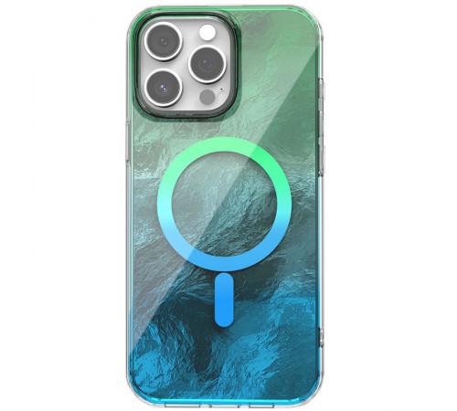 Чохол TPU Shiny Mountain (MagFit) для Apple iPhone 14 Pro (6.1") Green / Blue Чохол TPU Shiny Mountain (MagFit) для Apple iPhone 14 Pro (6.1") Green / Blue