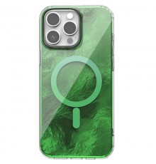 Чохол TPU Shiny Mountain (MagFit) для Apple iPhone 14 Pro Max (6.7") Green