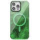 Чохол TPU Shiny Mountain (MagFit) для Apple iPhone 14 Pro Max (6.7") Green