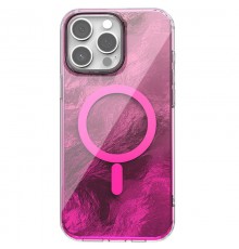 Чохол TPU Shiny Mountain (MagFit) для Apple iPhone 14 Pro Max (6.7") Pink