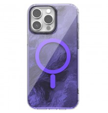 Чохол TPU Shiny Mountain (MagFit) для Apple iPhone 14 Pro Max (6.7") Purple