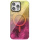 Чохол TPU Shiny Mountain (MagFit) для Apple iPhone 14 Pro Max (6.7") Yellow / Pink