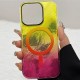 Чохол TPU Shiny Mountain (MagFit) для Apple iPhone 14 Pro Max (6.7") Yellow / Pink