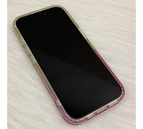 Чохол TPU Shiny Mountain (MagFit) для Apple iPhone 14 Pro Max (6.7") Yellow / Pink Чохол TPU Shiny Mountain (MagFit) для Apple iPhone 14 Pro Max (6.7") Yellow / Pink