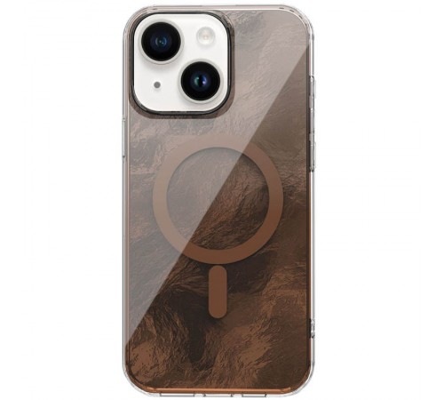 Чохол TPU Shiny Mountain (MagFit) для Apple iPhone 15 (6.1") Chocolate Чохол TPU Shiny Mountain (MagFit) для Apple iPhone 15 (6.1") Chocolate
