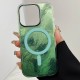 Чохол TPU Shiny Mountain (MagFit) для Apple iPhone 15 (6.1") Green