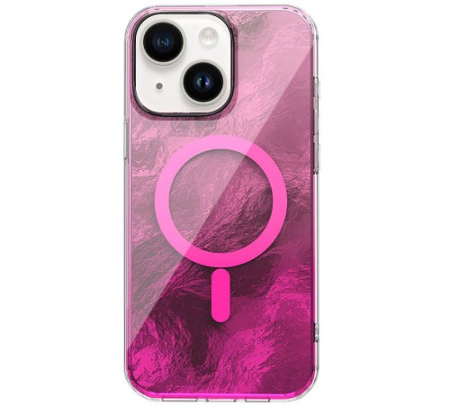 Чохол TPU Shiny Mountain (MagFit) для Apple iPhone 15 (6.1") Pink Чохол TPU Shiny Mountain (MagFit) для Apple iPhone 15 (6.1") Pink