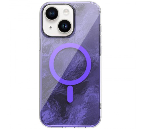 Чохол TPU Shiny Mountain (MagFit) для Apple iPhone 15 (6.1") Purple Чохол TPU Shiny Mountain (MagFit) для Apple iPhone 15 (6.1") Purple