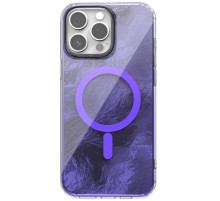 Чохол TPU Shiny Mountain (MagFit) для Apple iPhone 15 Pro (6.1") Purple