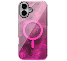Чохол TPU Shiny Mountain (MagFit) для Apple iPhone 16 (6.1") Pink