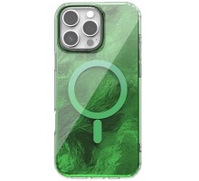 Чохол TPU Shiny Mountain (MagFit) для Apple iPhone 16 Pro (6.3") Green