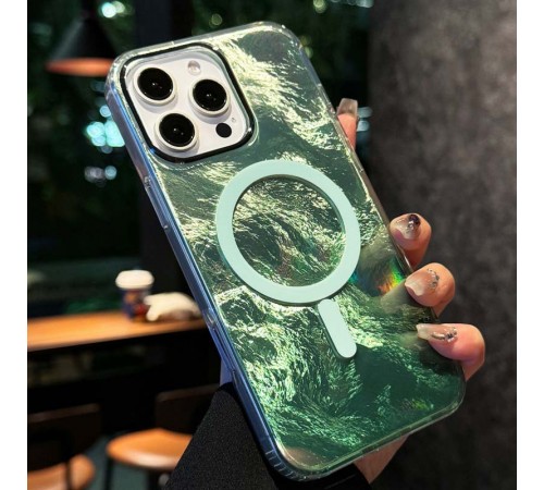 Чохол TPU Shiny Mountain (MagFit) для Apple iPhone 16 Pro Max (6.9") Green Чохол TPU Shiny Mountain (MagFit) для Apple iPhone 16 Pro Max (6.9") Green