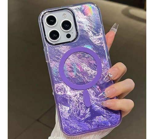 Чохол TPU Shiny Mountain (MagFit) для Apple iPhone 16 Pro Max (6.9") Purple Чохол TPU Shiny Mountain (MagFit) для Apple iPhone 16 Pro Max (6.9") Purple