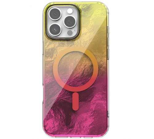 Чохол TPU Shiny Mountain (MagFit) для Apple iPhone 16 Pro Max (6.9") Yellow / Pink Чохол TPU Shiny Mountain (MagFit) для Apple iPhone 16 Pro Max (6.9") Yellow / Pink