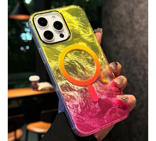 Чохол TPU Shiny Mountain (MagFit) для Apple iPhone 16 Pro Max (6.9") Yellow / Pink Чохол TPU Shiny Mountain (MagFit) для Apple iPhone 16 Pro Max (6.9") Yellow / Pink