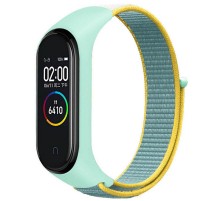 Ремінець Nylon New для Xiaomi Mi Band 3/4/5/6/7 Beryl / Yellow