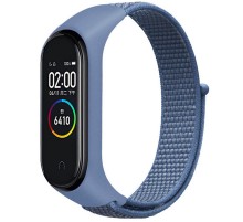 Ремінець Nylon New для Xiaomi Mi Band 3/4/5/6/7 Blue
