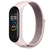 Ремінець Nylon New для Xiaomi Mi Band 3/4/5/6/7 Pink Sand