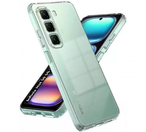 TPU чохол Epic Transparent 1,5mm Full Camera для Infinix Hot 50 Pro Безбарвний (прозорий) TPU чохол Epic Transparent 1,5mm Full Camera для Infinix Hot 50 Pro Безбарвний (прозорий)