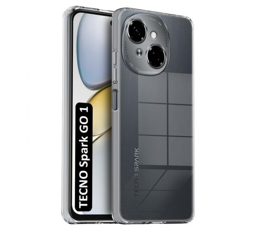 TPU чохол Epic Transparent 1,5mm Full Camera для TECNO Spark Go 1 (KL4) Безбарвний (прозорий) TPU чохол Epic Transparent 1,5mm Full Camera для TECNO Spark Go 1 (KL4) Безбарвний (прозорий)