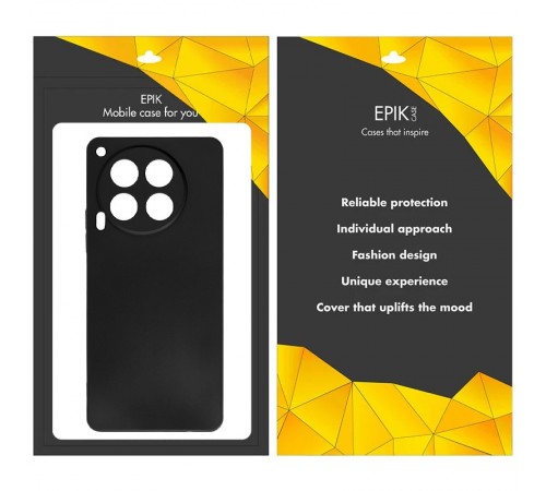 Чохол TPU Epik Black Full Camera для TECNO Camon 30 (CL6) Чорний Чохол TPU Epik Black Full Camera для TECNO Camon 30 (CL6) Чорний