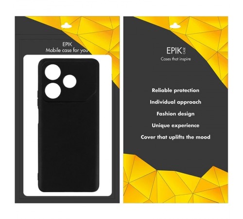 Чохол TPU Epik Black Full Camera для TECNO Pova 6 Neo (LI6) Чорний Чохол TPU Epik Black Full Camera для TECNO Pova 6 Neo (LI6) Чорний