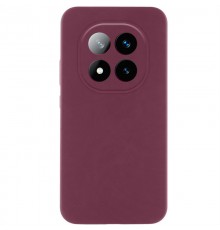 Чохол Silicone Cover Lakshmi Full Camera (AAA) для Xiaomi Redmi Note 14 Pro 4G Бордовий / Plum