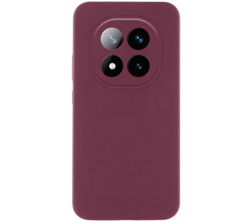 Чохол Silicone Cover Lakshmi Full Camera (AAA) для Xiaomi Redmi Note 14 Pro 4G Бордовий / Plum Чохол Silicone Cover Lakshmi Full Camera (AAA) для Xiaomi Redmi Note 14 Pro 4G Бордовий / Plum