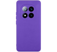 Чохол Silicone Cover Lakshmi Full Camera (AAA) для Xiaomi Redmi Note 14 Pro 4G Фіолетовий / Amethyst