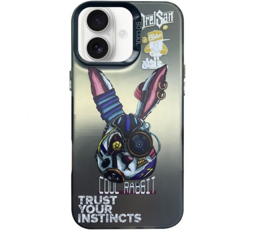 Чохол TPU+PC So Cool для Apple iPhone 16 (6.1") Cool Rabbit Чохол TPU+PC So Cool для Apple iPhone 16 (6.1") Cool Rabbit