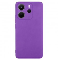 Чохол Silicone Cover Lakshmi Full Camera (AA) для Xiaomi Redmi Note 14 4G (Int. version) Фіолетовий / Purple