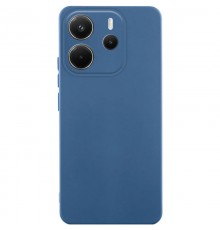 Чохол Silicone Cover Lakshmi Full Camera (AA) для Xiaomi Redmi Note 14 4G (Int. version) Синій / Navy blue