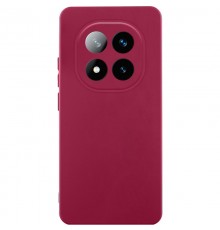 Чохол Silicone Cover Lakshmi Full Camera (AA) для Xiaomi Redmi Note 14 Pro 4G/5G Бордовий / Marsala