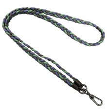 Плетенный шнурок (5мм) 120см Black / Green / Blue
