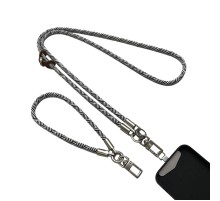 Набір шнурків 120см + 35см Black / White Pattern