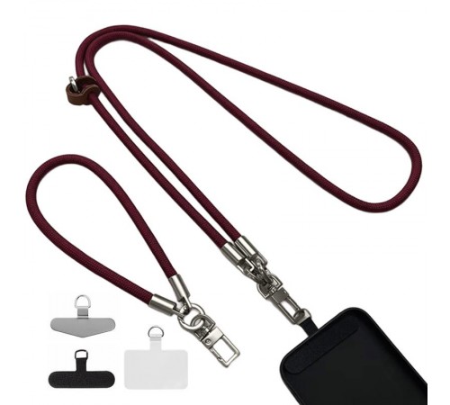 Набір шнурків 120см + 35см Maroon